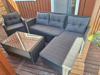 Outdoor furniture + cushions