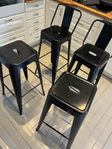 4 svarta barstolar ”retro” 
