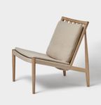 Norrgavel Easy chair fåtölj inkl pall vitolja