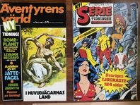 serietidningar Äventyrens värld/ Serie tidningen nostalgi 