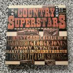 Parti Country LP-skivor med Johnny Cash m.fl.