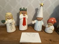 Adventsbarn designade av Lisa Larson