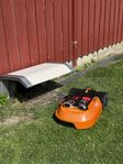 Worx Landroid M500 plus ink radar, garage virtuell staket mm