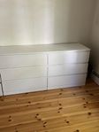 Vit byrå från IKEA – modern och rymlig förvaring 