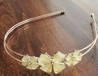 Diadem med blingbling blommor 200kr