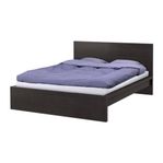 IKEA Malm sängram svart dubbelsäng