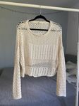PULL&BEAR - Öppen Stickad Kort Tröja (S)