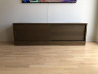IKEA TONSTAD TV-BÄNK BRUNBETSAD EK