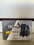 Creator pack från Audio Technica (mikrofon, hörlurar etc)