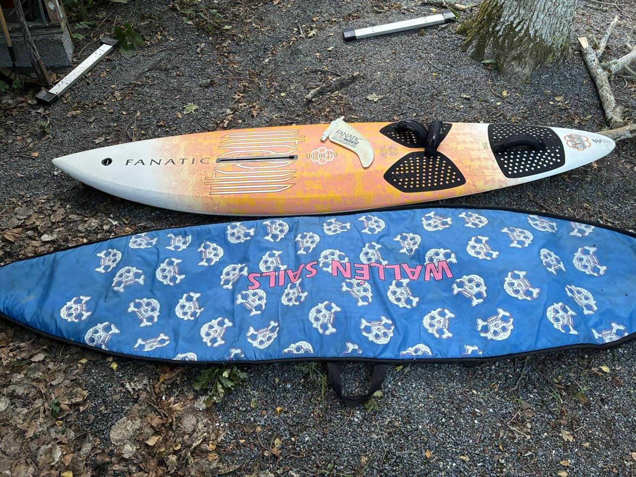 vind surf bräda och segel paket