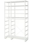 ELVARI,  Garderobskombination, vit, 125x55x216 cm