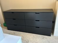 Nordli byrå  med 6 lådor