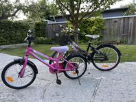 Barncyklar 16 resp 18 tum
