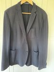 Hugo Boss stickad blå blazer, storlek 54