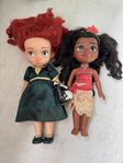 Princess docka, Vaiana, Moana, Merida