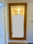 Stor spegel i ek 207 x 99 cm
