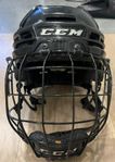 CCM Tacks X Hjälm, svart,  CCM FM780 Galler