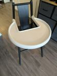 Barnstol Ikea Blåmes med bricka - Svart