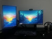 2st Gaming skärmar, 27” och 24”