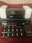 Line 6 POD HD PRO X + FBV Shortboard MkII Controller