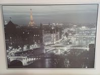 Tavla stor Paris Eifeltornet