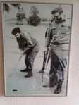 Tavla Che Guevara och Fidel Castro spelar golf