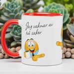 Cool mugg med glad emoji