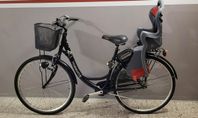 Yosemite cykel med barnstol 28" 7 vxl