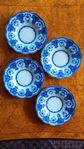 Antique Flow Blue China Grindley 1880-talet. Tallrikar.