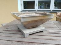 grill i rostfritt stål 