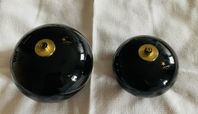 Vintage Höganäs Aladdin Ceramic oil lamps by Anne Nilsson.