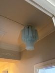 Murano-lampa isblå
