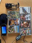 PSP med spel och Gameboy Mod