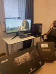 GEFORCE-RTX Nividia i5, ASUS välvd gaming bildskärm 34