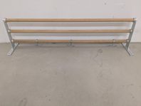 Nostalgi hatthylla ek/aluminium 100cm