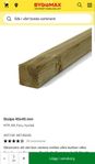 Regel 45x45 impregnerat