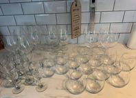 Glas, vinglas m.m