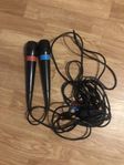 2 Singstar mikrofoner till PS2