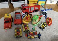 Brandman Sam ”Stort paket” ink. räddningsstation