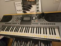El piano med stativ.