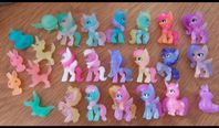 Färgglada ponys
