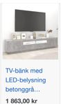 Tv bänk på 180