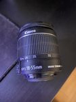 canon zoom lens EF-S 18-55mm med camera stabilizer