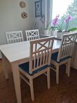Matgrupp 6 stolar + dynor från MIO