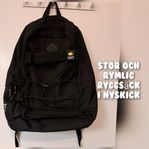 Stor, rymlig ryggsäck
