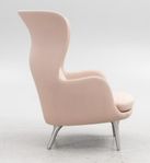 Ro fåtölj av Fritz Hansen- rosafärgad 