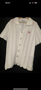 Casablanca Wavy Crochet tröja