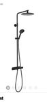 Takduschset Damixa Silhouet Mattsvart, 160 cc