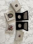 H.P Jubileums Silvermynt - Pr Dumbledore & Hogwarts Express