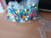 pärlor och pärlplattor oanvända 